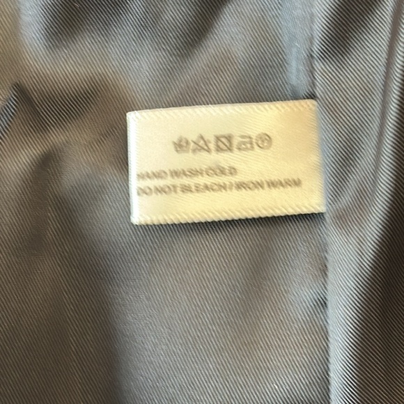 Black Faux Fur Women's‎ Vest with Faux Leather Inserts Wear in Collar See Pix - Picture 2 of 9